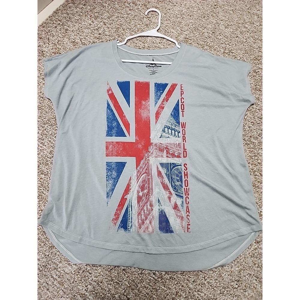 Disney Parks Epcot World Showcase United Kingdom Pavilion Womens‎ T-shirt Large